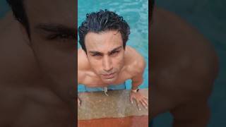 Holiday in Goa ytshortsindia viral ytshorts holiday Karan Oberoi  Male Model Body  Swimming [upl. by Dominy]