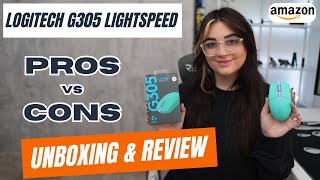 Logitech G305 LIGHTSPEED Gaming Mouse Review amp Unboxing in under 2 minutes  Amazoncom [upl. by Downes]