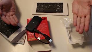 Test SanDisk Portable SSD 2TB SDSSDE302T00G25 Externe USB 3 SSD [upl. by Leiso]