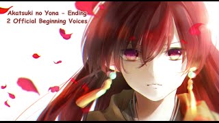 Akatsuki no Yona Ending 2 Akatsuki OFFICIAL MAY BEGINNIG ORCHESTRAL [upl. by Modestine]