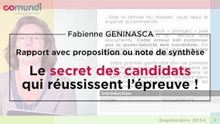 Note de synthèse 15  le secret des candidats qui réussissent l’épreuve [upl. by Muriel]