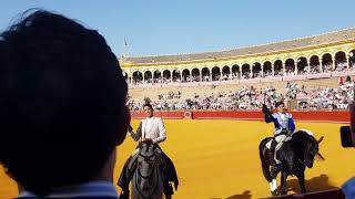 TRAVEL TOUR PLAZA DE TOROS SEVILLA SPAIN  VIVA ESPAÑA 🇪🇦 [upl. by Noel]