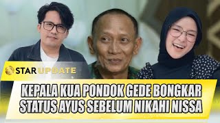 AYUS DAN NISSA SABYAN SUDAH MENIKAH STATUS AYUS JADI SOROTAN BEGINI KATA KEPALA KUA  STAR UPDATE [upl. by Anelys]