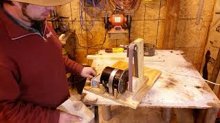 1x30quot Belt sander homemade from recycled materials [upl. by Suraved]