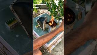 bee smoker  smoker tool honeybee shorts youtubeshorts beekeeping shortsfeed [upl. by Ezitram]