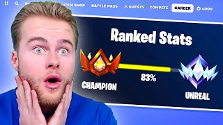 IK GA RICHTING DE UNREAL RANK 🏆  Fortnite Battle Royale Nederlands [upl. by France640]