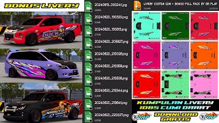 LIVERY CUSTOM FULLPACK  BONUS BY GR PLAY  IDBS Cumi Darat Multiplayer New Update 2024‼️ [upl. by Peatroy]