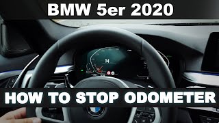 BMW 5er Facelift 2020  Mileage Stopper  NO Odometer Correction  CAN Blocker  Mileage Adjustment [upl. by Glenine]