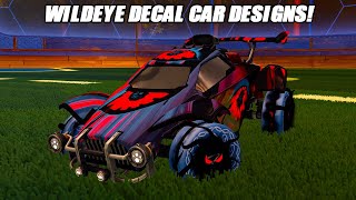 Wildeye Decal Car Designs  Rocket League Car Designs [upl. by Finah801]