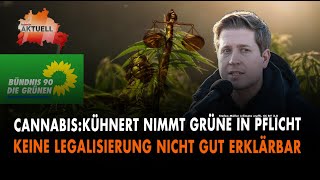 Kühnert nimmt Grüne Bei CannabisLegalisierung in Pflicht [upl. by Yornoc]