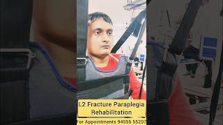 L2 Fracture Paraplegia Recovery at Extra Care Physiotherapy  Walking after 6 Months  94555 55207 [upl. by Weinberg]