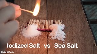 Iodized Salt vs Sea Salt  Part 2 Most Amazing Video [upl. by Balch415]