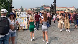 Prague Czech Republic 🇨🇿 walking the streets [upl. by Brigg]