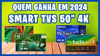 ðŸ‘·â€â™‚ï¸TOP 4 MELHORES SMART TV UHD 4K DE 50 POLEGADAS CUSTO BENEFÃCIO 2024MELHOR SMART TV PARA JOGOS [upl. by Asreht]