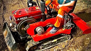 25hp crawler tractor  deep cultivation [upl. by Elolcin]