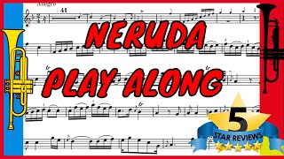 Neruda  Trumpet Concerto I Allegro Backing track Play along Accompaniment PDF Scores [upl. by Jenelle]