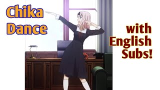 Fujiwara Chika dance English Subbed Translated [upl. by Eboj289]