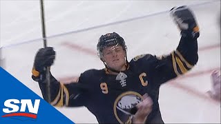 Jack Eichel Buries Four Goals For Sabres vs Senators [upl. by Marrin]