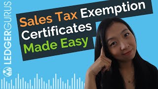 Sales Tax Exemption Certificate Tips How to Fill Out the SST amp MTC Forms [upl. by Abey741]