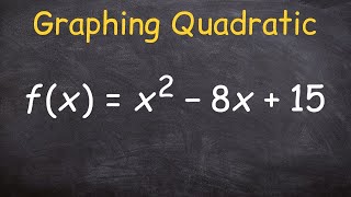 Learn how to graph a quadratic [upl. by Ahsemed575]