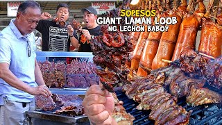 VIRAL na 50Pesos quotGIANT LAMAN LOOB LECHON BABOYquot in La Loma QuezonHD [upl. by Trainor]