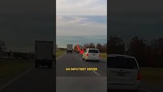 Impatient Driver Overtakes 2 Truck dashcam road driving [upl. by Uwton]