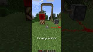 Crazy piston in Minecraft [upl. by Oidualc573]