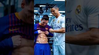 Ronaldo and Messi in the GYM 💪 [upl. by Erbua403]