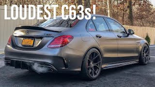 STRAIGHT PIPED the Mercedes AMG C63s [upl. by Harim]