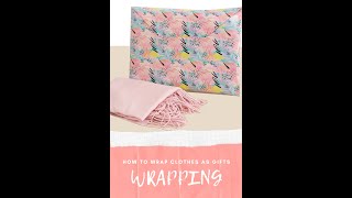 How to wrap clothes as gift Shorts [upl. by Zetnauq949]