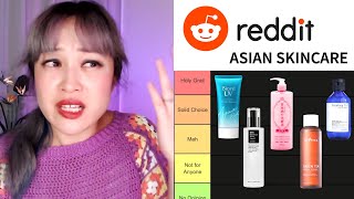 Chemist Ranks Reddits Top Asian Skincare Products [upl. by Enomed154]