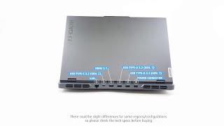 🔄 Lenovo Legion Pro 5i 16 Gen 9  Ports info and 360º look [upl. by Dale939]