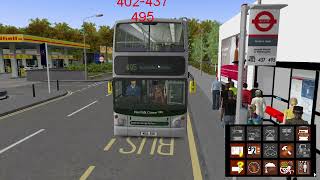 OMSI 2 BOWDENHAM V5  HAIL AND RIDE Volvo ALX 400 Norfolk Green on 495 to Apsley Bus Station [upl. by Nhepets758]