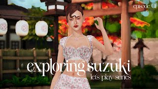 meet suzuki yokota  exploring suzuki EP1  the sims 4 LP [upl. by Innaig67]