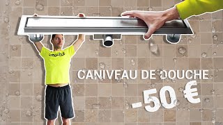 Comment installer un caniveau de douche à litalienne pour moins de 50€ [upl. by Raynata]