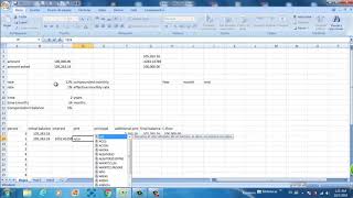 Amortization Calculator Excel Compensating Balance [upl. by Alemac]