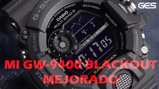 GSHOCK MEJORANDO MI GW9400 BLACKOUT [upl. by Cave]