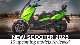 10 Newest Scooters Presented for 2023 MY Review of USA amp International Models [upl. by Barbi]