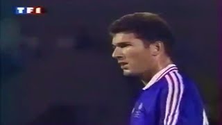 Zinedine Zidane  Memorable International Debut for France Scored 2 Goals in 3 Minutes [upl. by Brod]