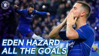 All 110 goals of Eden Hazard with Chelsea shirt [upl. by Rotsen]