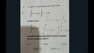 Muhteşembır integral sorusu 2 APOTEMİ [upl. by Atoiganap]