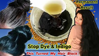 Get Permanent ResultNo DyeNo Indigo Use This To Turn Premature White Hairs Black ।Garima Singh । [upl. by Wilt]