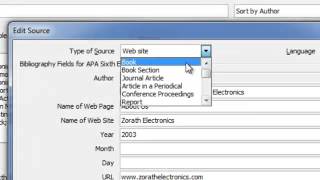 Adding Citations amp References Using MS Word [upl. by Persse]