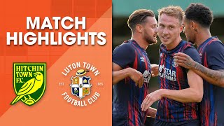 Hitchin Town 03 Luton Town  Match Highlights [upl. by Llehcim]