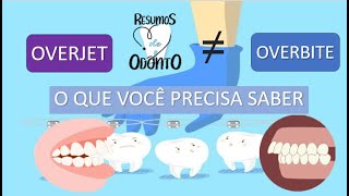 Overbite e Overjet  Resumos de Odonto [upl. by Ainod294]