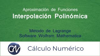 Interpolación Polinómica  Método de Lagrange  Ejercicio 4 [upl. by Vacla44]