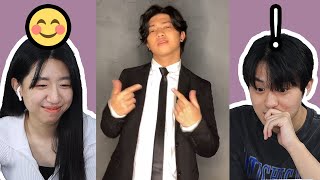 Amazing Dance Moves  Korean Reaction to Ranz Kyle TikTok [upl. by Hock]