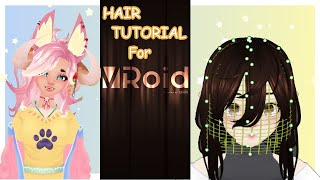 Vroid Hair Texture tutorial [upl. by Saffren]