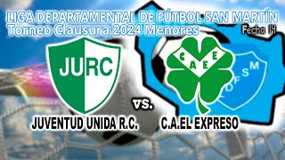 241026 TLDFSM Clausura F14 9naDiv  Juventud Unida RC vs CAEl Expreso [upl. by Buderus]