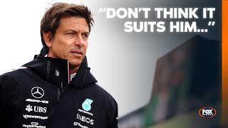 Toto Wolff opens up on what life without Lewis Hamilton will be like 👀🏎️  Aus GP 🏁  Fox Motorsport [upl. by Jennee]